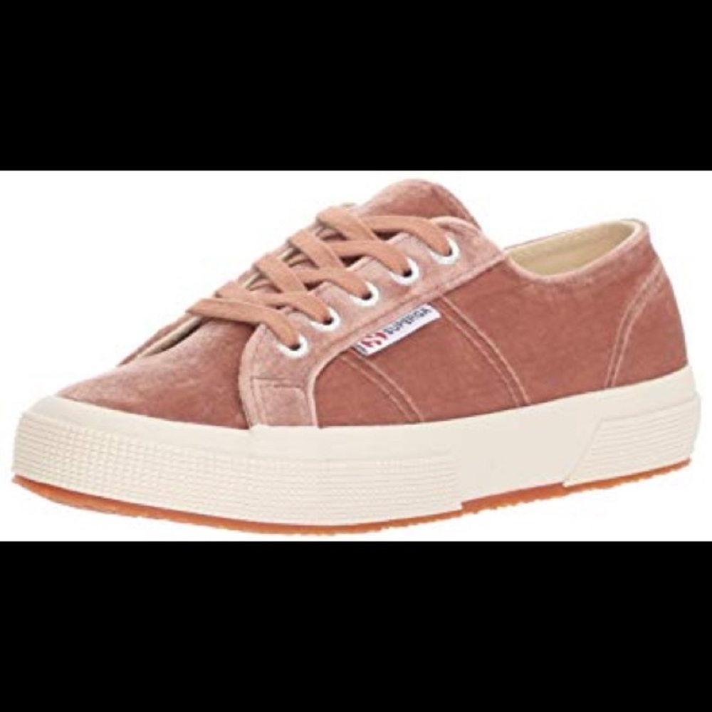 Superga - Pink Velvet Sneakers